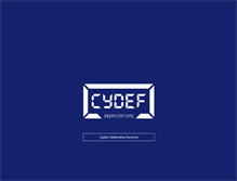 Tablet Screenshot of cydef.org